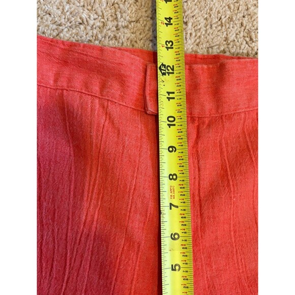 True Vintage Stuffed Brand Jeans Flare Leg Pants Orange 70's Mod - Picture 5 of 10